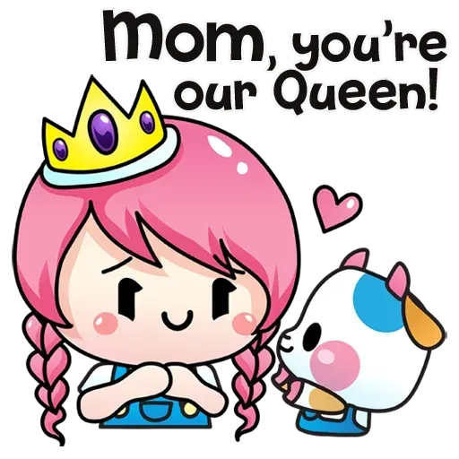 Love mum- Sticker