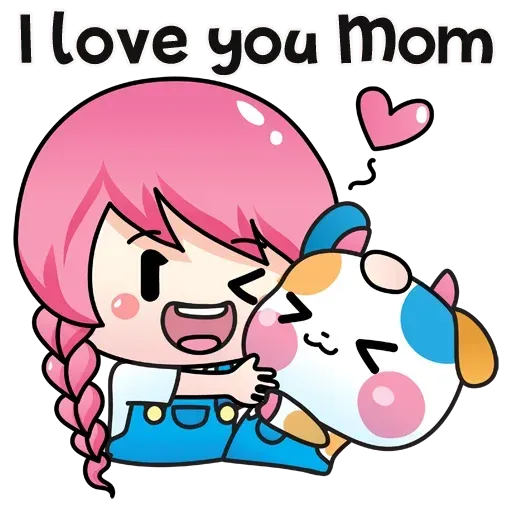 Love mum - Sticker 2