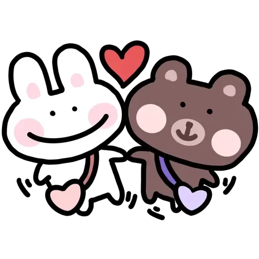 BU兔Bi熊- Sticker