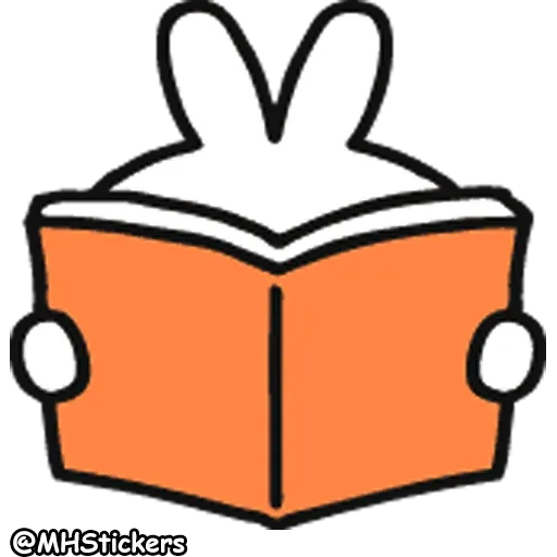 Spoiled Rabbit Doodles Emoji - Sticker 3