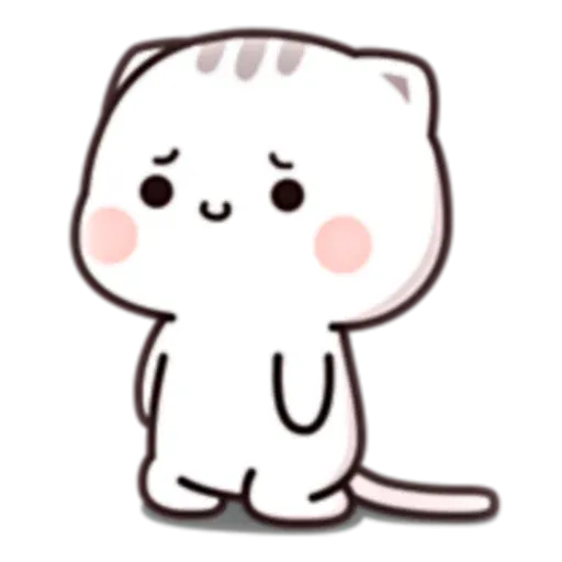 Cutie Cat Chan E - Sticker 2