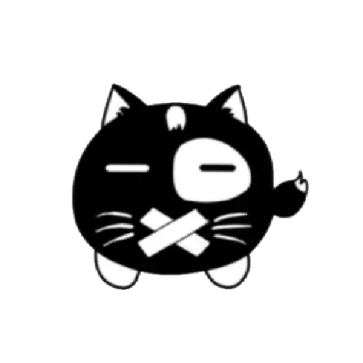 lonely black cat - Sticker 3