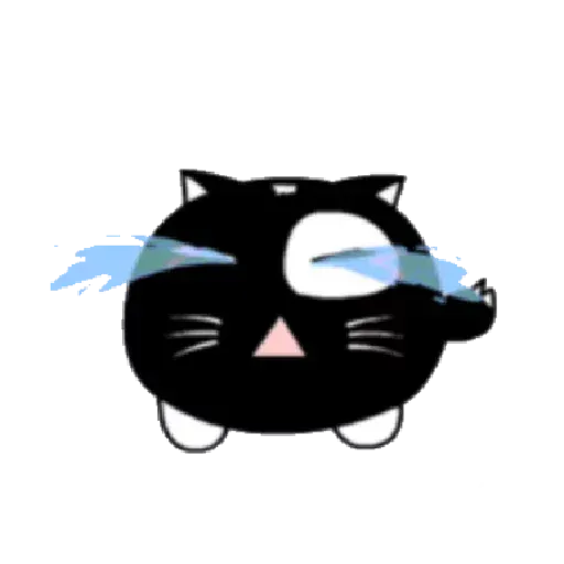 lonely black cat - Sticker 6
