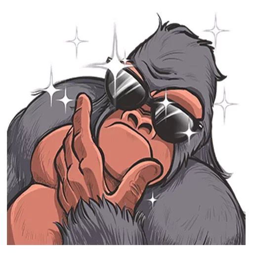 Mr. Gorilla- Sticker