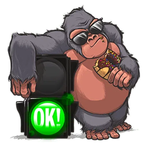 Mr. Gorilla - Sticker 2