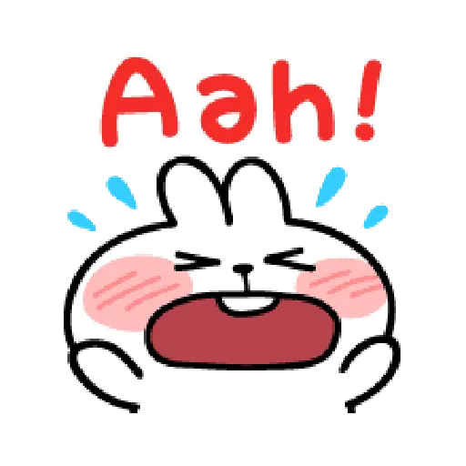 poiled Rabbit A Word Emoji 2 - Sticker 2