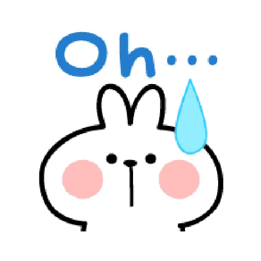 poiled Rabbit A Word Emoji 2 - Sticker 5