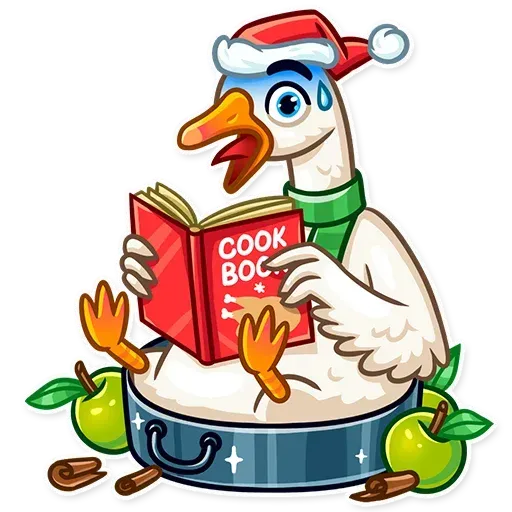 Christmas Goose - Sticker 4