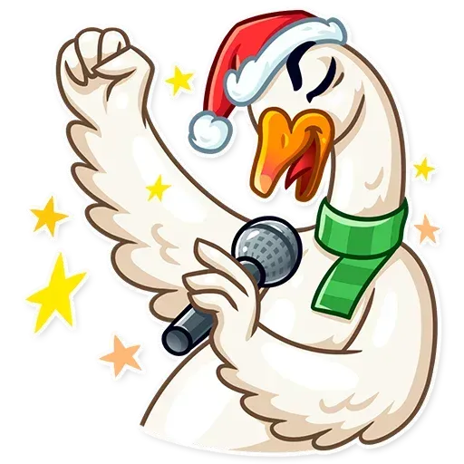 Christmas Goose - Sticker 7