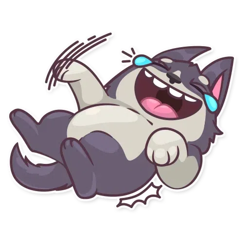 Hank the Husky- Sticker