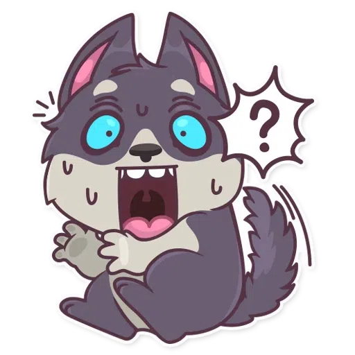 Hank the Husky - Sticker 4