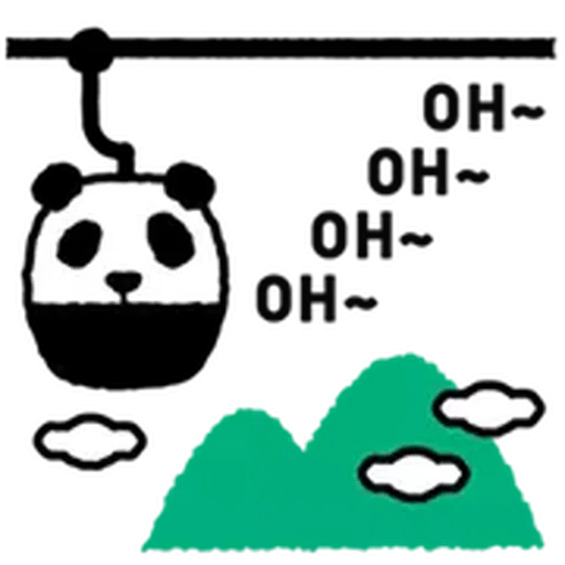1600 Pandas - Sticker 3