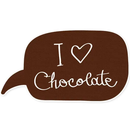 Chocolates- Sticker