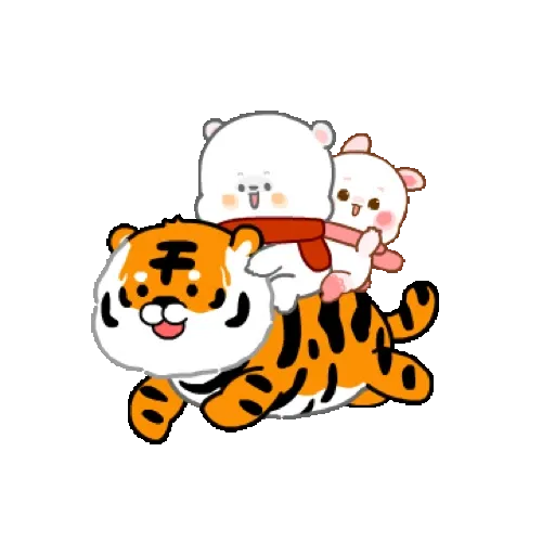 懒熊熊与兔蛮蛮23 (新年, CNY) GIF* - Sticker 5