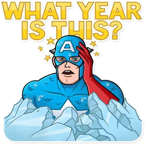 60's Captain America - Sticker 2