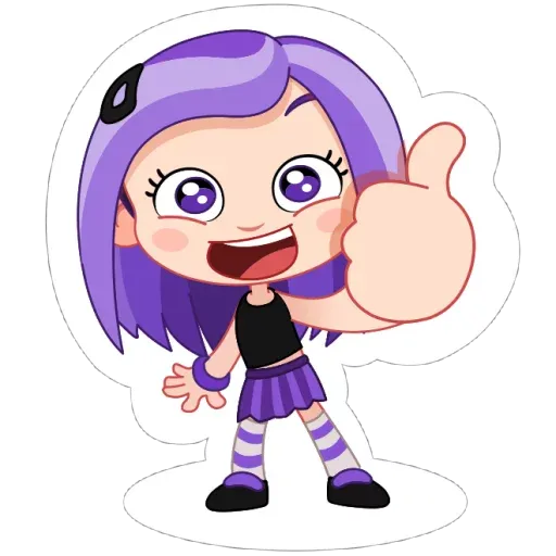 violet- Sticker