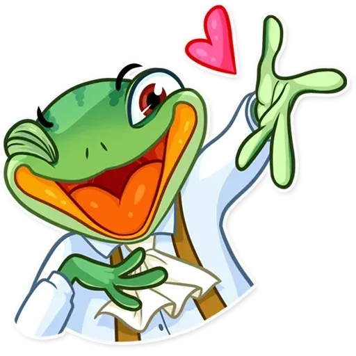Banker Frog - Sticker 2