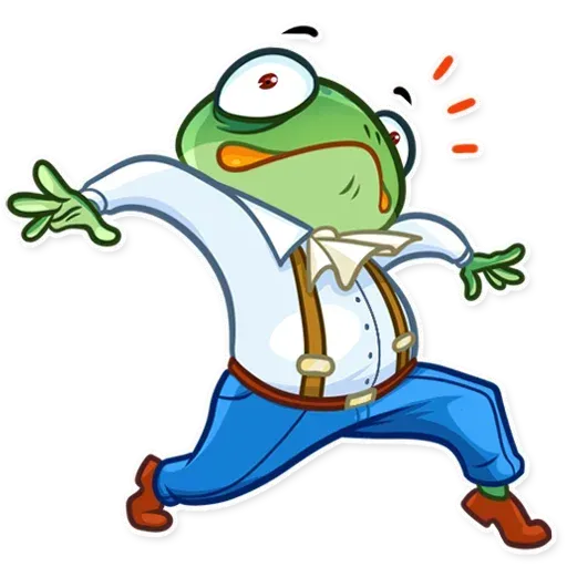 Banker Frog - Sticker 4